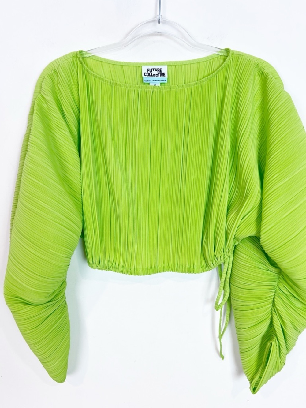 FUTURE COLLECTIVE GABRIELLA KAREFA-JOHNSON TARGET 2PC GREEN SKIRT CROP BLOUSE XS - Picture 5 of 5